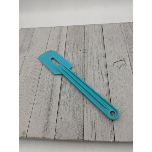 Nylon Scraper Spatula Batter Beater Cleaner Blue 9" Advertising - Picture 4 of 8